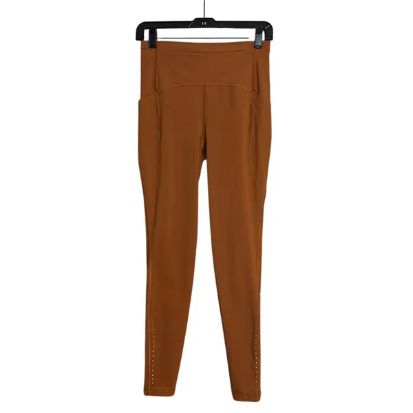 Lululemon Size 6 Swift Speed High-Rise Tight Leggings 28” Inseam Brown W5EI1S - Image 2