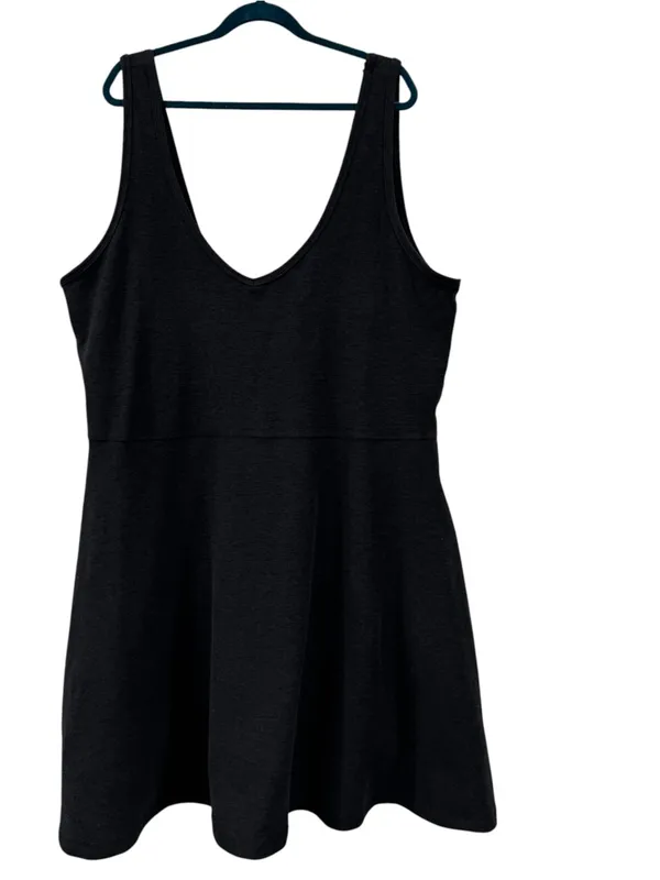 Beyond Yoga Spacedye Movement Athletic Dress W/Shorts Black XL Darkest Night - Image 9
