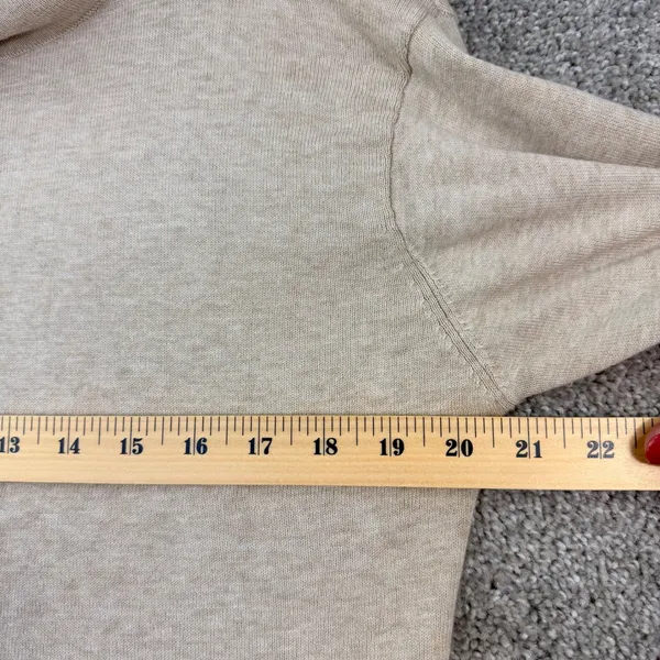 Ariat Lexi Sweater Women Medium Oatmeal Heather Equestrian Cowl Neck Bit Detail - Image 7