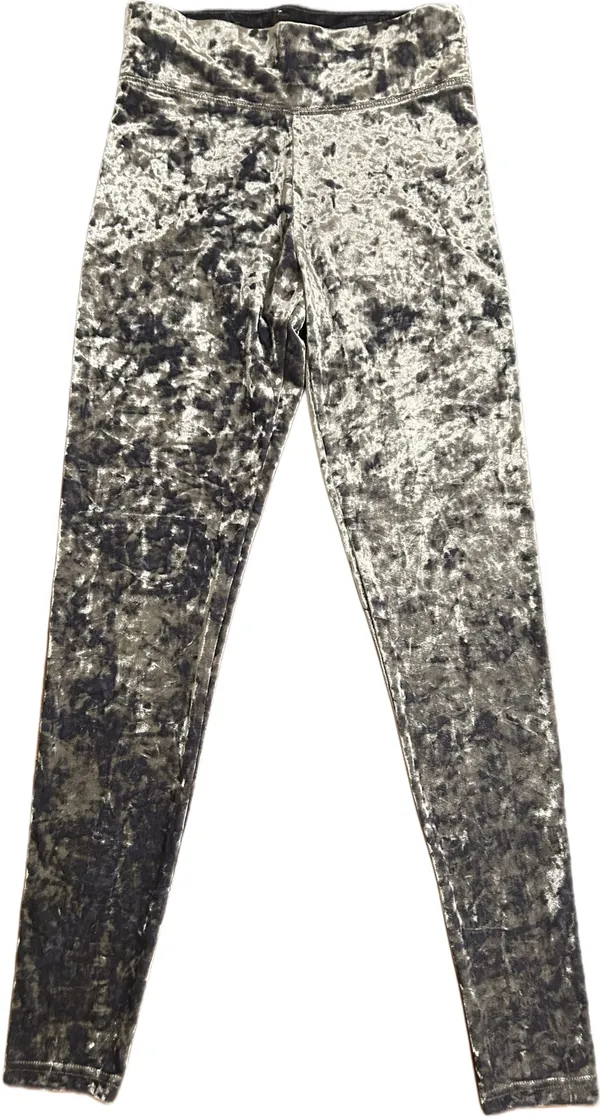 Aerie Blue Crushed Velvet Leggings - Image 2