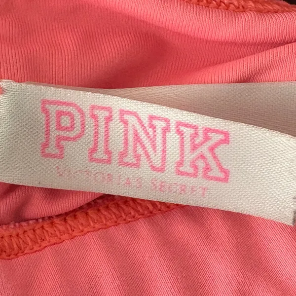 Victoria's Secret PINK Coral Ladder-Back Racerback Sports Bra - Image 5
