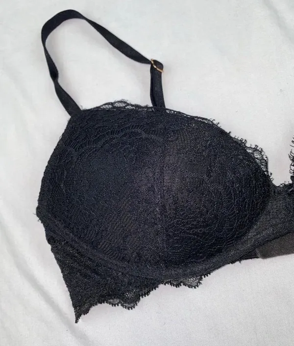 Lace Bra Black Size 34 B - Image 2
