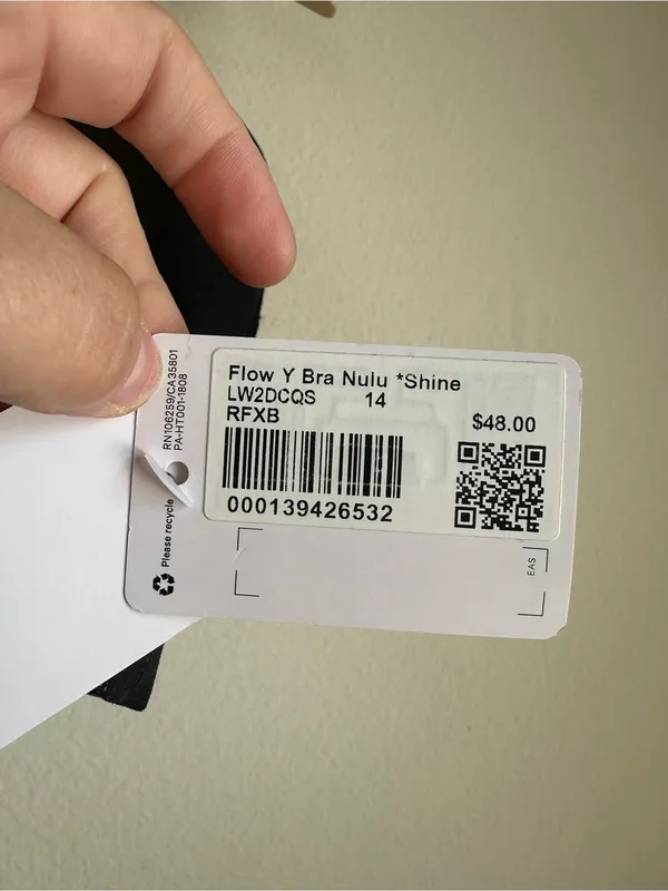 NWT Lululemon Flow Y Bra in Nulu Shine - Image 6