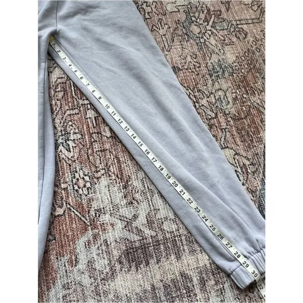 Brandy Melville Rosa Sweatpants‎ Pale Blue One Size Small - Image 10