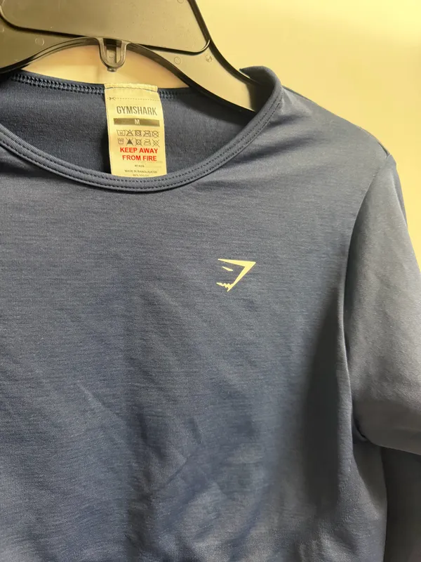 Gymshark Crop Long Sleeve Top - Image 3