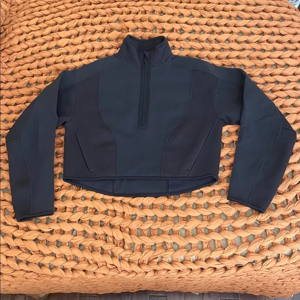 Lululemon Mixed Fabric Half-Zip Pullover - Image 6