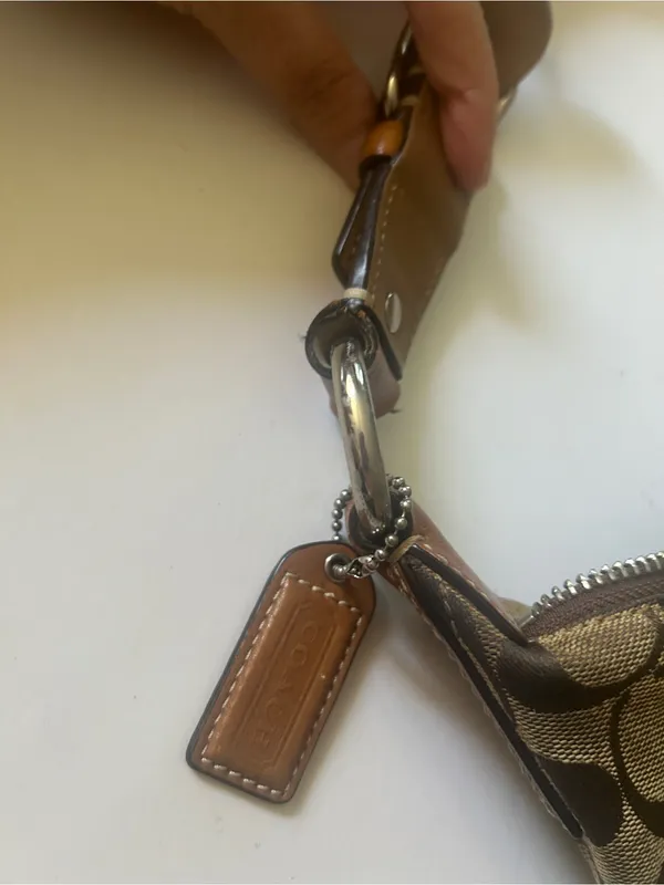 Vtg Coach Hamptons Shoulder Bag - Image 8