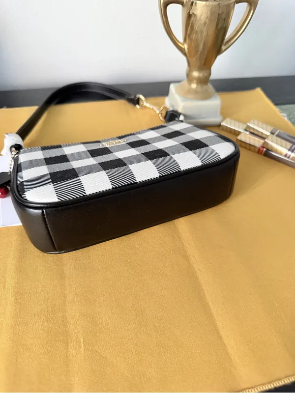 Coach Nolita 19 With Gingham Print And Charm - Image 6