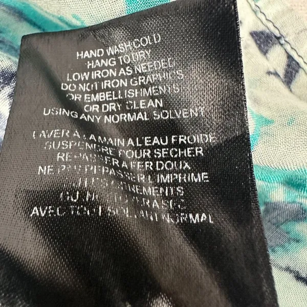 Volcom Womens Rayon Tie-Dye Tank Top Size L - Image 7