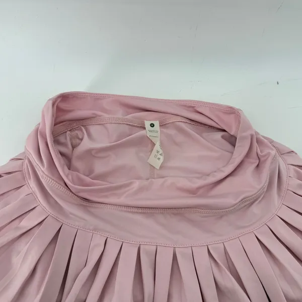Gold Hinge Pleated Tennis Skirt Skort Light Pink Women M Pickleball Preppy - Image 3