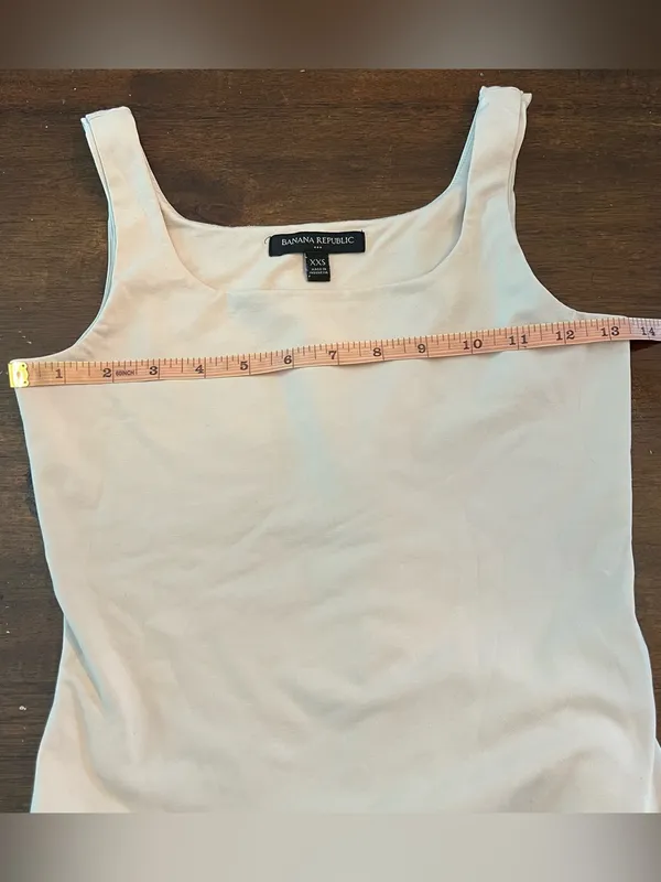 Banana Republic Women’s Square Neck Nude Beige Sleeveless Bodysuit Size XXS - Image 6