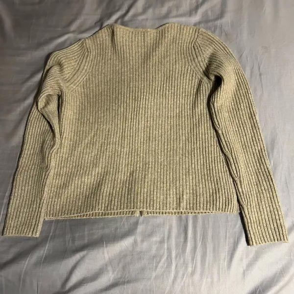 Abercrombie & Fitch Ribbed Skimming Cardigan Size M - Image 6