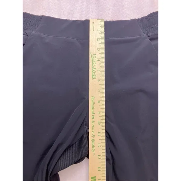 Athleta Brooklyn Lined Jogger Women 8 Black‎ Ribbed Trim Stretch Pants - Image 5