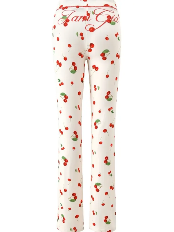 I AM GIA Cherry On Top Track Pant Off White Large NWT IN PACKAGE - Image 6