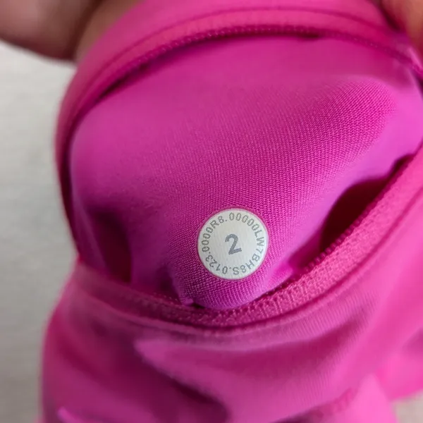 Lululemon Speed Up High Rise Lined Short 2.5" Pink Highlight Running W7BH8S Sz 2 - Image 4