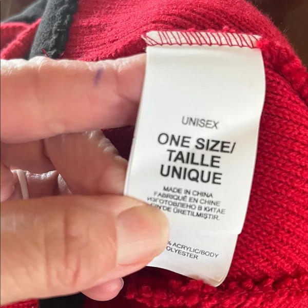 The North Face Red Beanie Unisex Women’s Girls Boys - Image 4