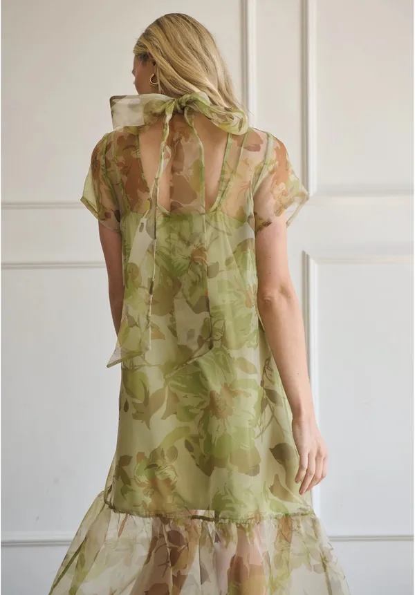 Sugar Lips Ellery floral dime organza maxi dress - Image 3