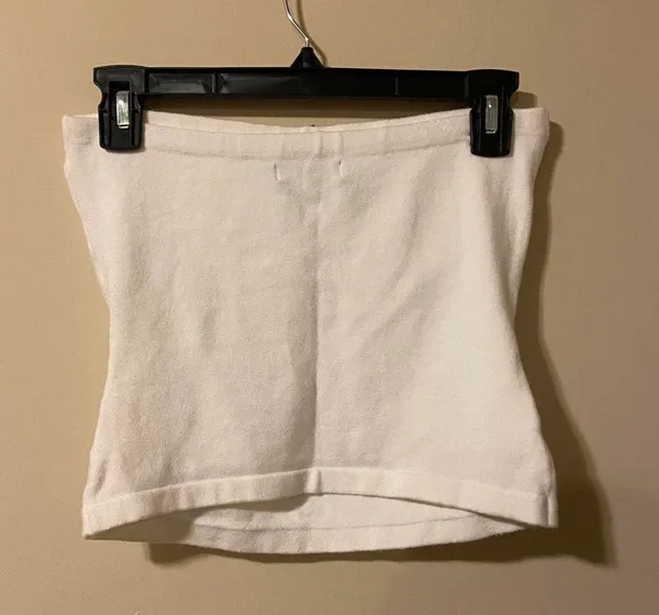 Nordstrom Frenchi Y2k White Tube Top Medium - Image 2