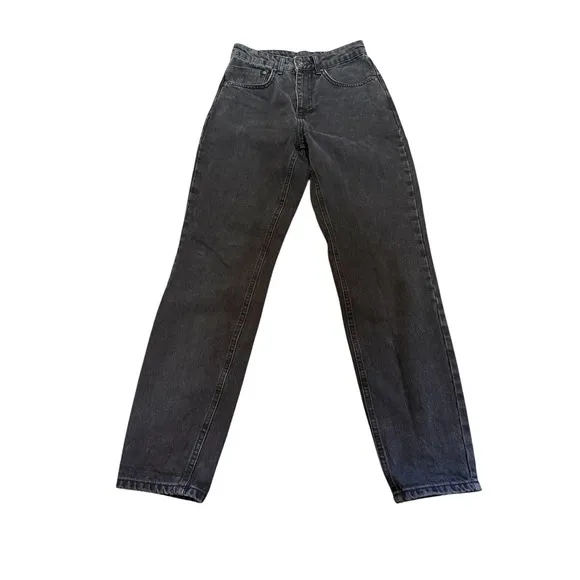 Ragged Priest Size 26 Straight Leg Jeans‎ Washed Black Alternative Grunge Baddie - Image 2