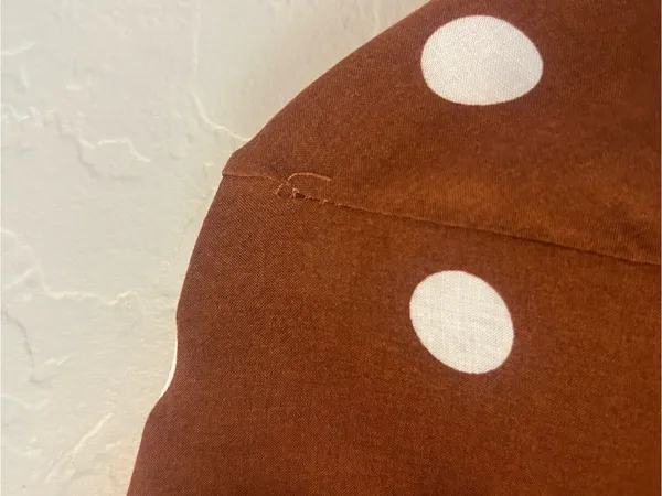 Lulu's Lush louicita rust brown polka dot surplice dress size medium - Image 16