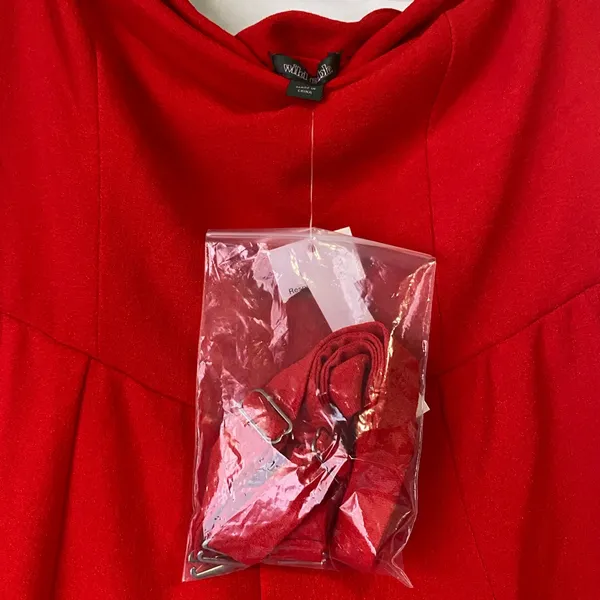 White House Black Market Vibrant Red Jumpsuit - Image 7