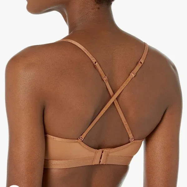 Calvin Klein women's Form to Body Lightly Lined Triangle Bralette size X… - Image 3