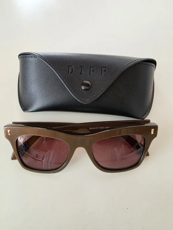 NEW DIFF women's bradley sunglasses in moscow mule brown - Image 7