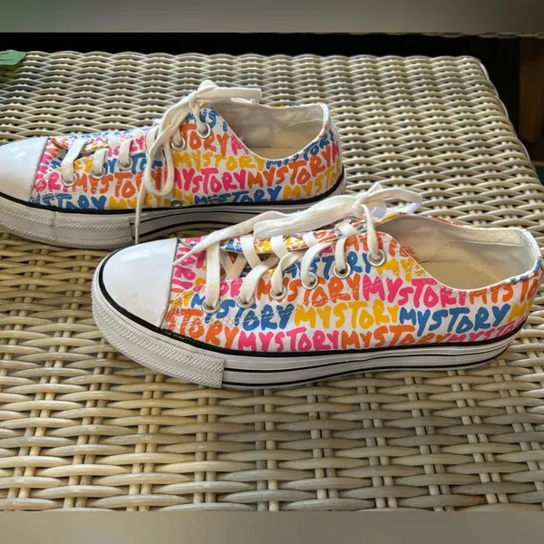 Converse Chuck Taylor All Star Platform‎ “My Story” Sneakers 10 colorful y2k - Image 2