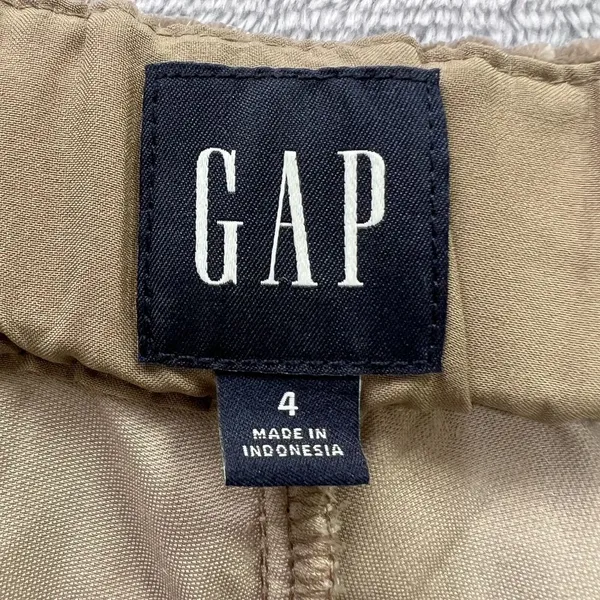 Gap Pants Women 4 Gray Velvet‎ Velour Wide Leg Pants Pockets Mid Rise Classic - Image 3