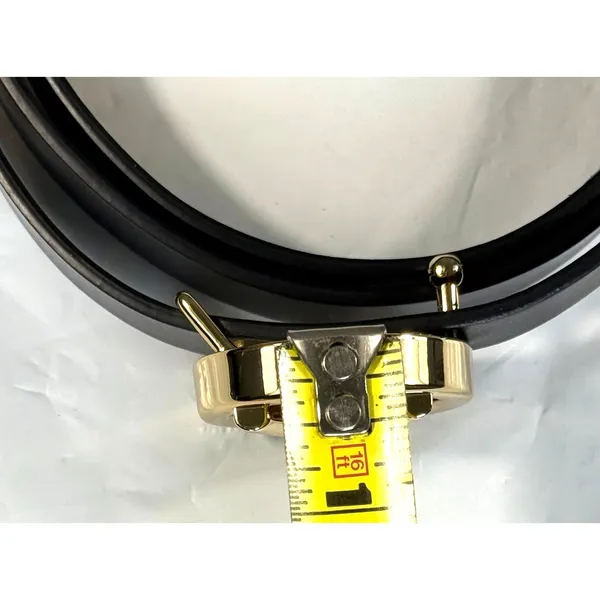 Valentino Garavani Valentino Milano Black Leather Belt with Gold V-Logo Buckle Size S Quiet Luxury - Image 10