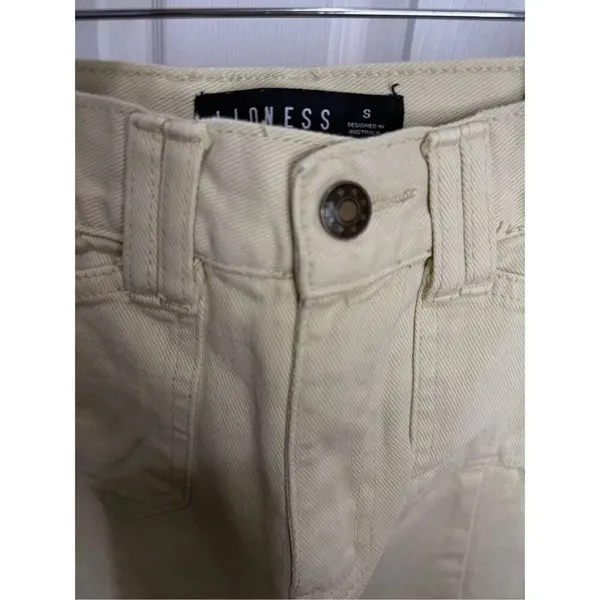 LIONESS Stacy cargo jean denim beige Small/4 - Image 6