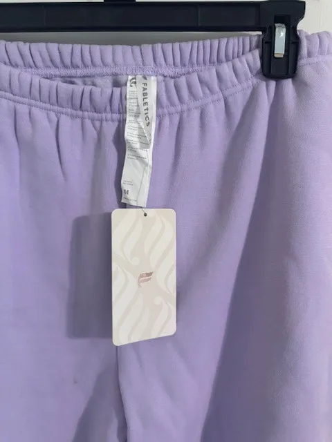 Fabletics Go To Slim Sweatpants Hazy Iris Sz M - Image 6