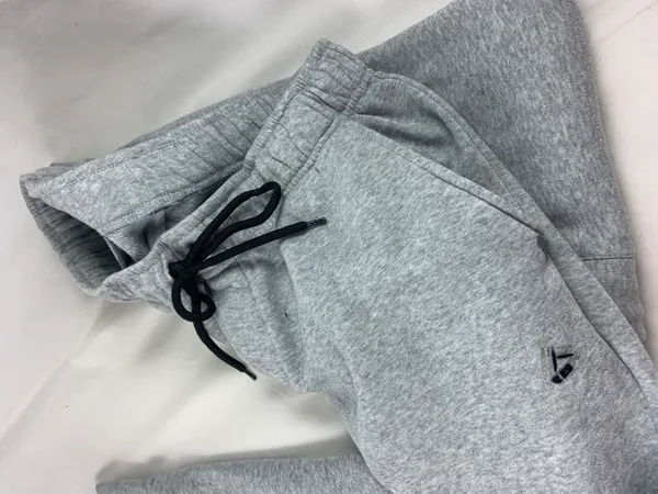 XS 2 Pc Grey Sweat Pant Jogger Suit - Image 6