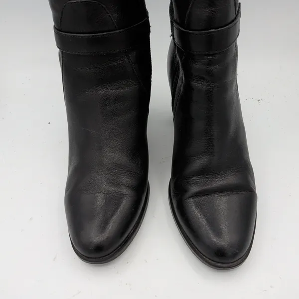 Born Ellendale Womens‎ Black Leather Knee High Block Heel Riding Boots Size 9.5M - Image 4