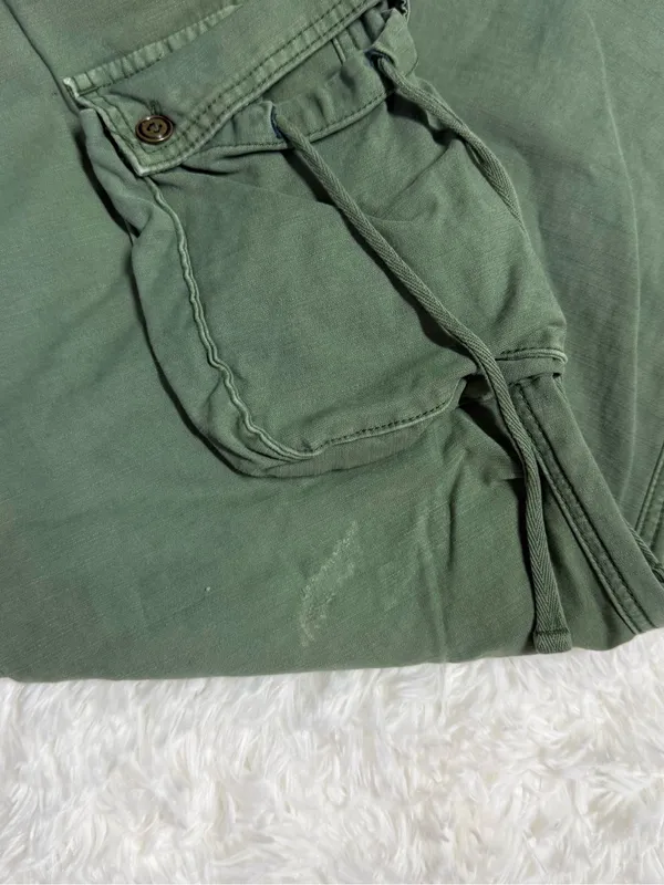 Pilcro Anthropologie Cargo Pants Size 26 Green Utility Cotton - Image 7