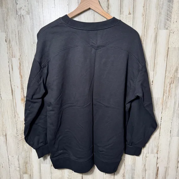 Lululemon Black Crewneck Sweatshirt Womens Size 6 - Image 4