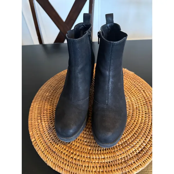 Vagabond Shoemakers Grace‎ Black Leather Block Heel Ankle Boots Womens 40 - Image 2