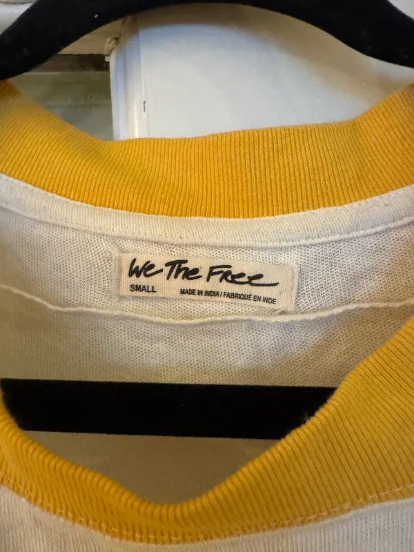 Free People We The Free Sports Tee Ivory - Image 4