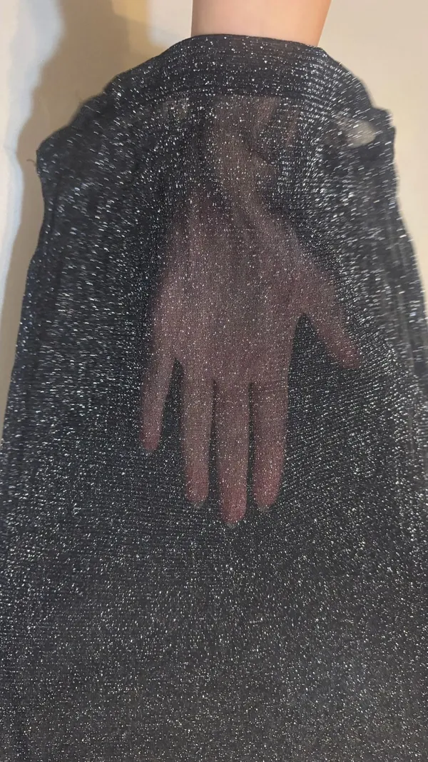 Shein sheer shimmer shirt - Image 2