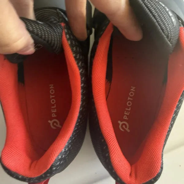 Peloton Unisex Size 11M/ 12.5W Cycling Shoes Black Red Cleat Altos Sneakers - Image 10
