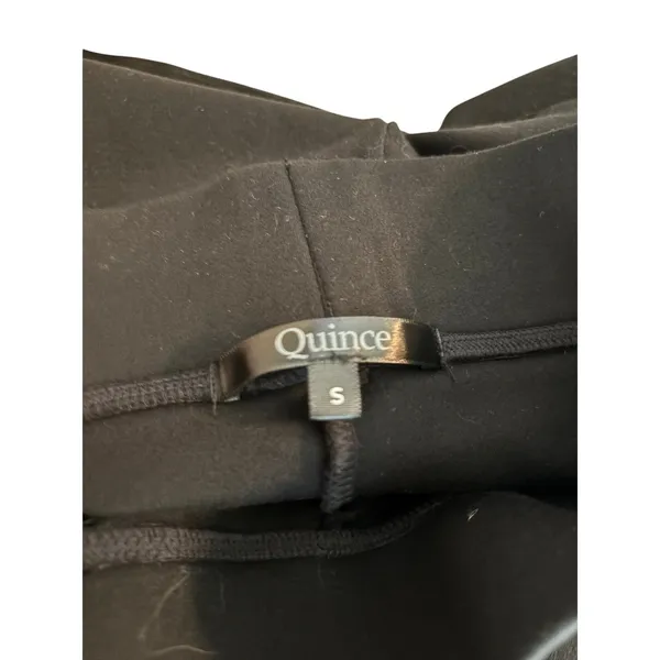 Quince Black Dress Leggings with Pockets Size S - Image 4