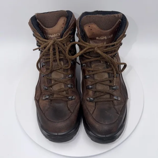 Lowa Renegade GTX Mid Brown Leather Gore-Tex Hiking Boots Women's size 10 - Image 3
