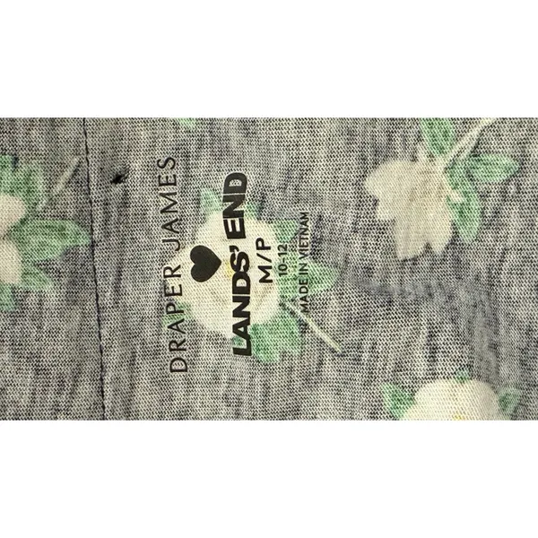 Draper James x Lands' End‎ Blue Floral Shift Dress Petites Size Medium - Image 6