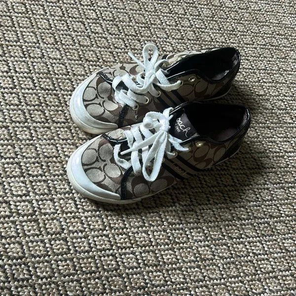 Coach Women’s Folly Logo Oxford Sneakers Size 7 - Image 3