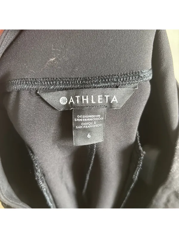 Athleta EUC Women's Black Brooklyn Ankle Pant Size 6 - Image 4