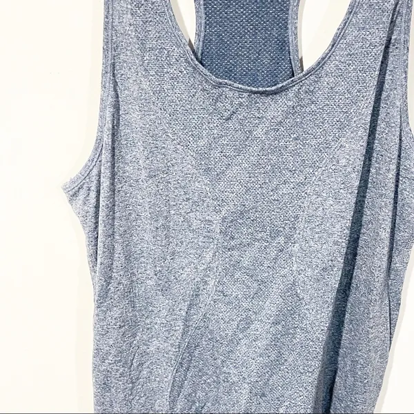 Zyia Active Size XL Grey Seamless Scoop Neck Racerback Athletic Tank - Image 2