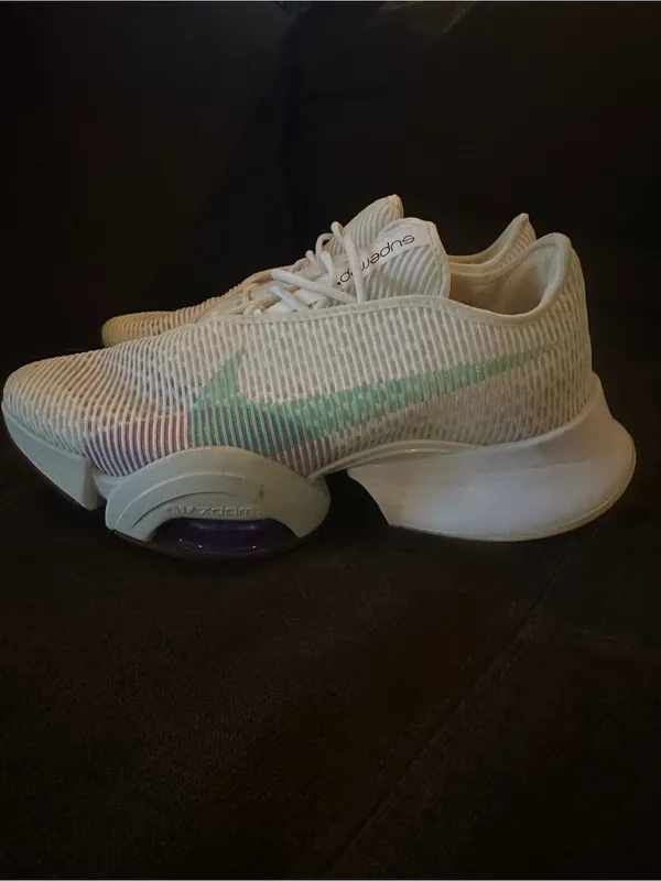 Nike air zoom super rep 2 Women’s White HIIT Sneakers Lavender Swoosh Size 8.5 - Image 13