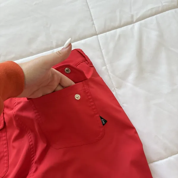 NVO by Lanctot Cropped Pants Womens 2 Red Golf Preppy Outdoor Activewear‎ Luxury - Image 11
