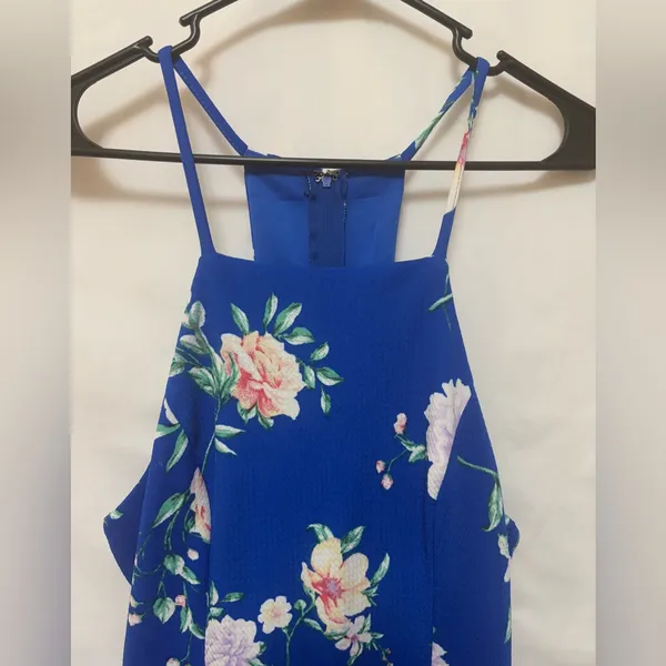 Altar’d State Everly Blue Floral Print Dress Size‎ Large - Image 2