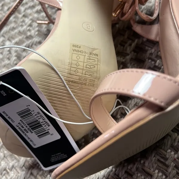 Charles Albert lace up heel Sz 8 - Image 6
